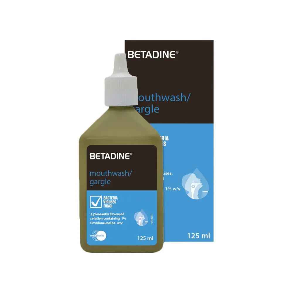 Betadine Mouthwash/Gargle 125ml