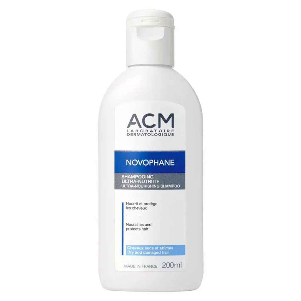 Acm novophane ultra-nourishing shampoo for dry & damaged hair 200ml