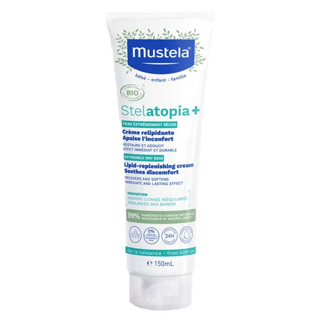 Mustela Stelatopia + Lipid Replenishing Baby Cream For Extremely Dry Skin 150ml