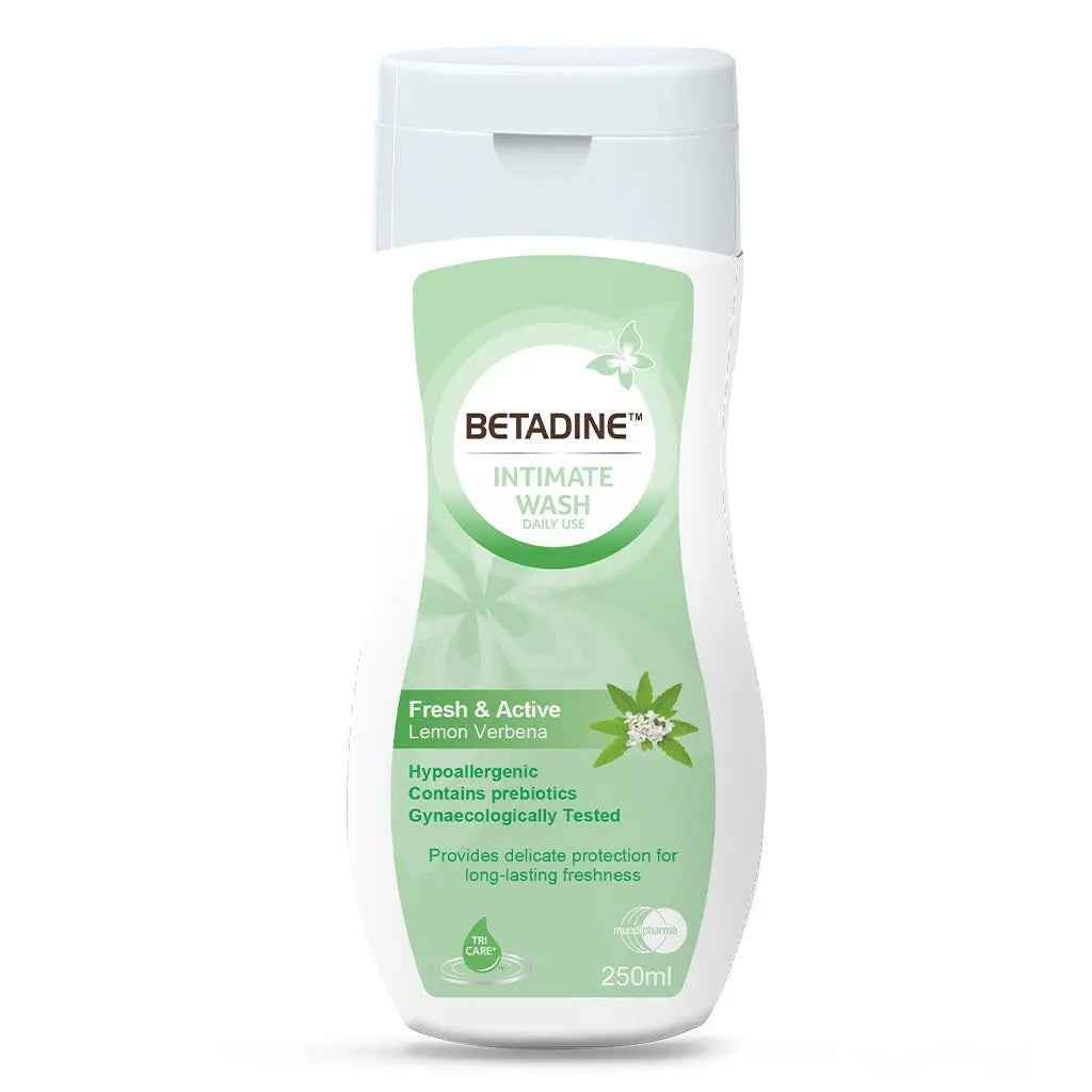 Betadine daily use feminine intimate wash, fresh & active lemon verbena 250ml