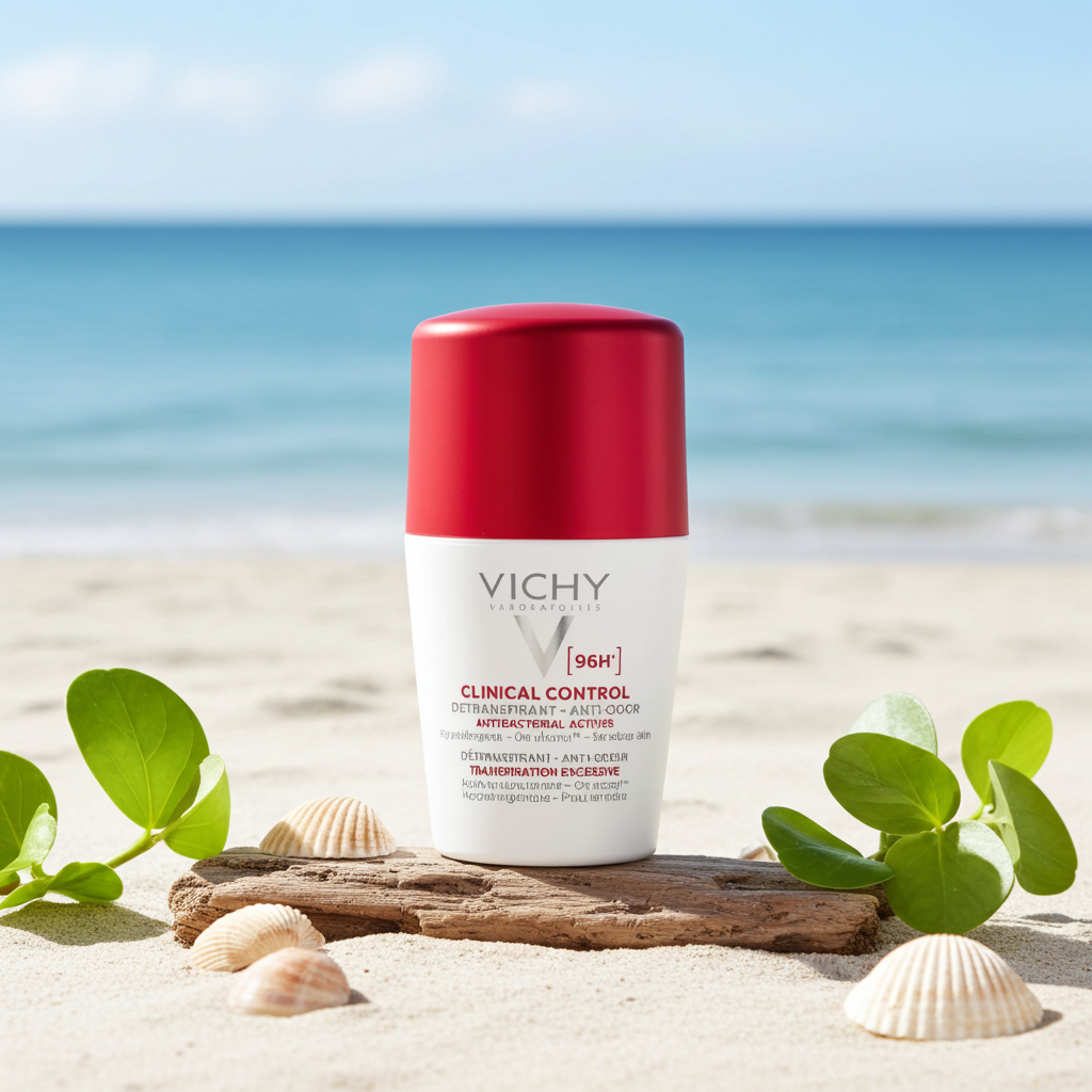 Vichy 96 Hour Clinical Control Dry Touch Anti-Odour Deodorant Roll-On For Women 50ml