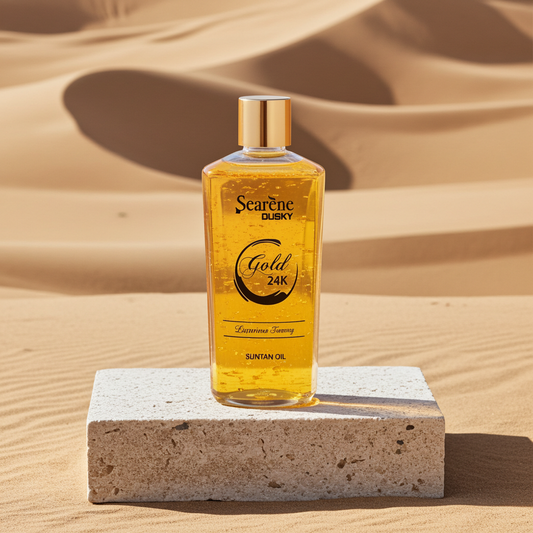 GOLD LUXURIOUS TANNING 275ML + TAN BOOSTER 75ML Searene Dusky