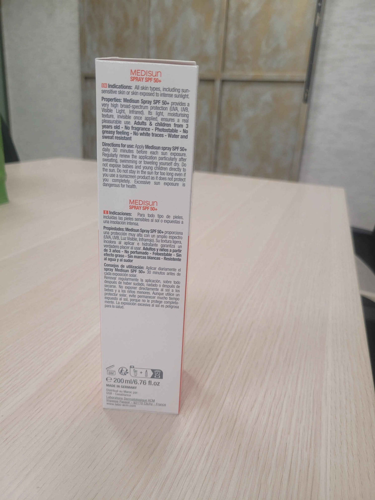 Acm medisun spf50+ sun protection spray with ir & visible light protection for adults & children 200ml