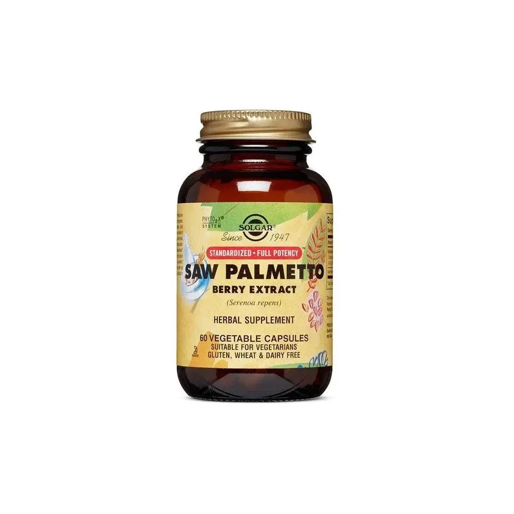 Solgar SFP Saw Palmetto Berry Extract Vegetable Capsules 60s Solgar