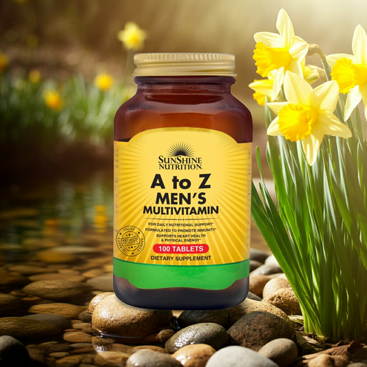 Sunshine Nutrition A TO Z Men's Multivitamin 100 Tablets Sunshine Nutrition