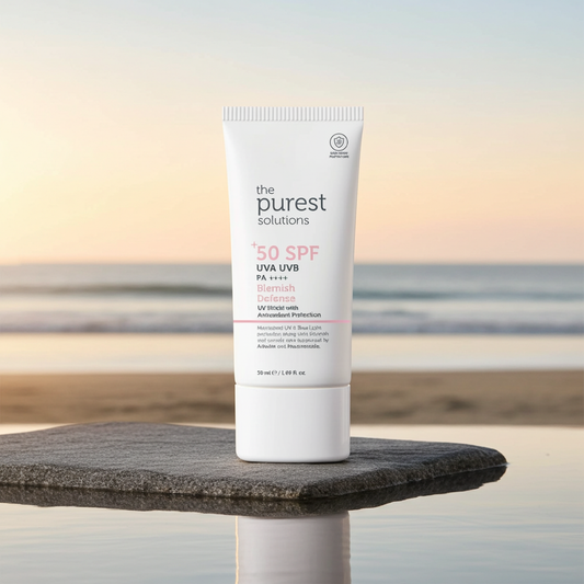 The Purest Solutions Blemish Defense Sunscreen With SPF 50+ & PA++++ 50ml The Purest Solutions