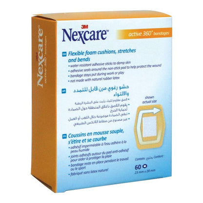 3M Nexcare Active Bandages 60's
