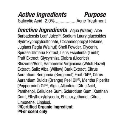 Alba Botanica Acnedote Face Body Scrub 8 Oz Alba