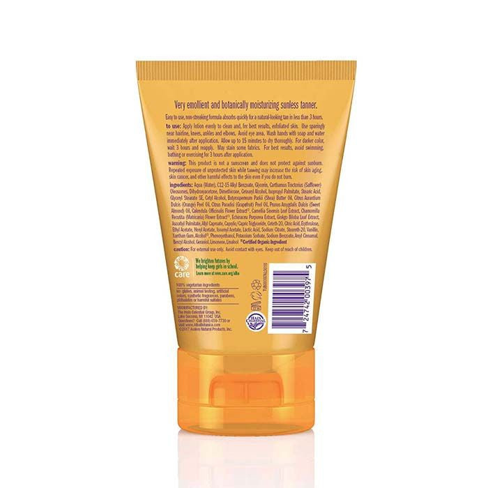 Alba Very Emoliant Sunles Tonning Lotion 4 Oz Alba