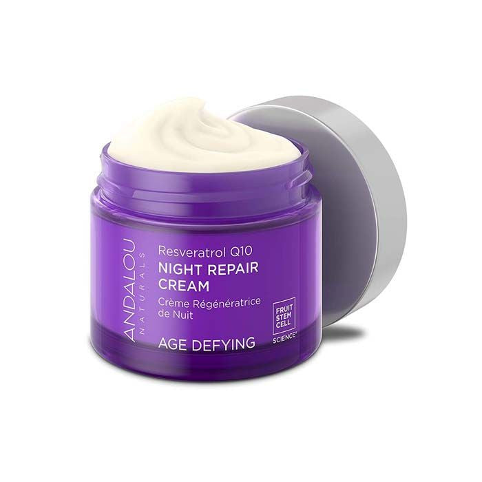 Andalou Naturals Resveratrol Q10 Night Repair Cream - 50 ml Andalou Naturals