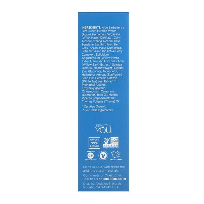Andalou Naturals Willow Bark Pure Pore Serum - 32 ml Andalou Naturals