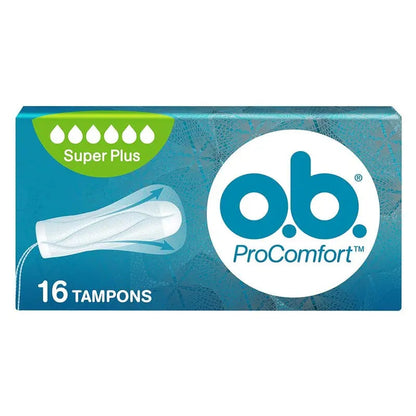 OB ProComfort Super Plus Tampons, Pack of 16's Ob