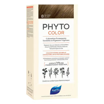 Phyto PhytoColor Permanent Hair Color Cream - 8 Light Blonde Phyto