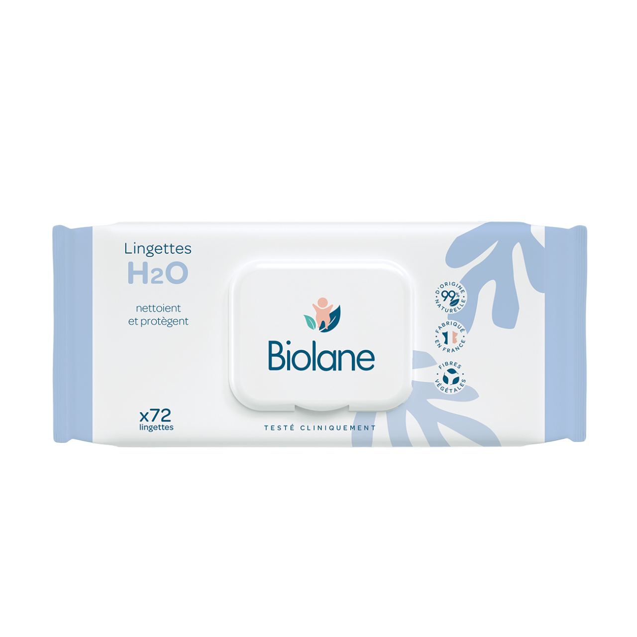Biolane Thick H2O Baby Wipes 72's Biolane