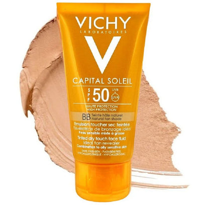 Vichy Capital Soleil BB Tinted SPF 50 Anti Shine Dry Touch Face Fluid Sunscreen 50ml