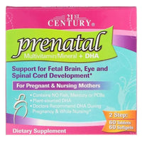 21st Century Prenatal Multivitamin + DHA Softgels Dual Pack