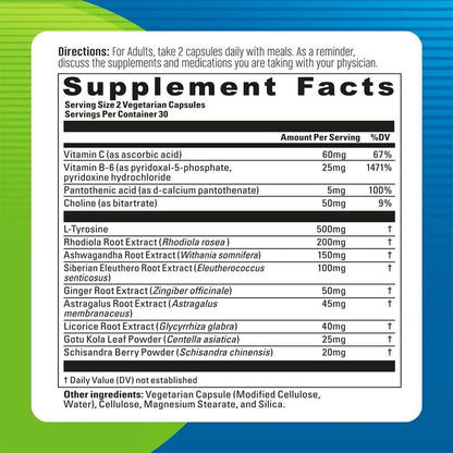 Blueberry Naturals Re-Sync Vegetarian Capsules 60's B0326