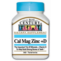 21St Century Calcium, Magnesium, Zinc & Vitamin D Tablets