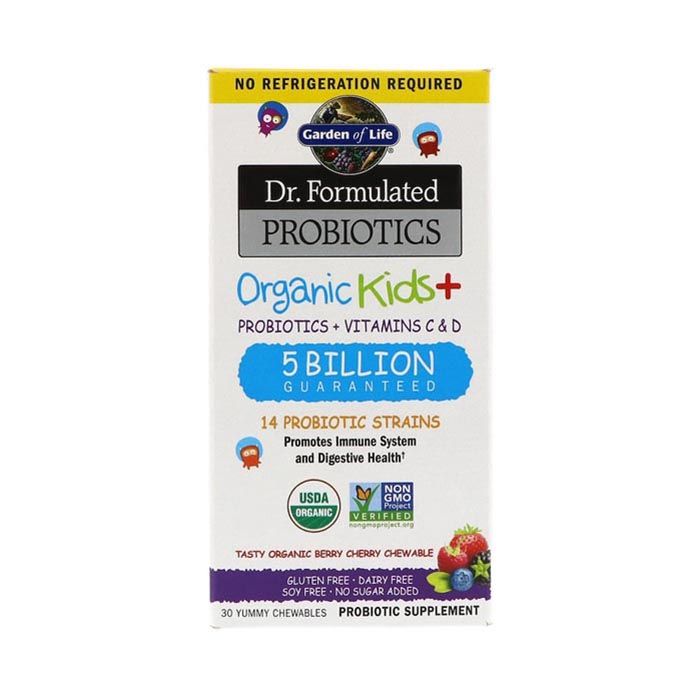 Garden Of Life Dr Formulated Probiotics Organic Kids+ 30 Chewable Garden of Life