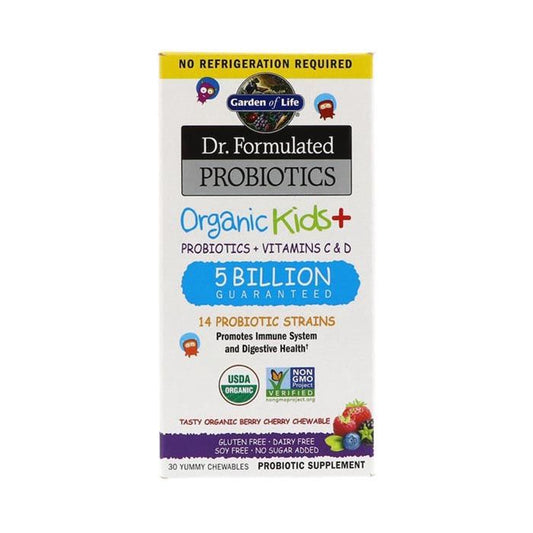 Garden Of Life Dr Formulated Probiotics Organic Kids+ 30 Chewable Garden of Life