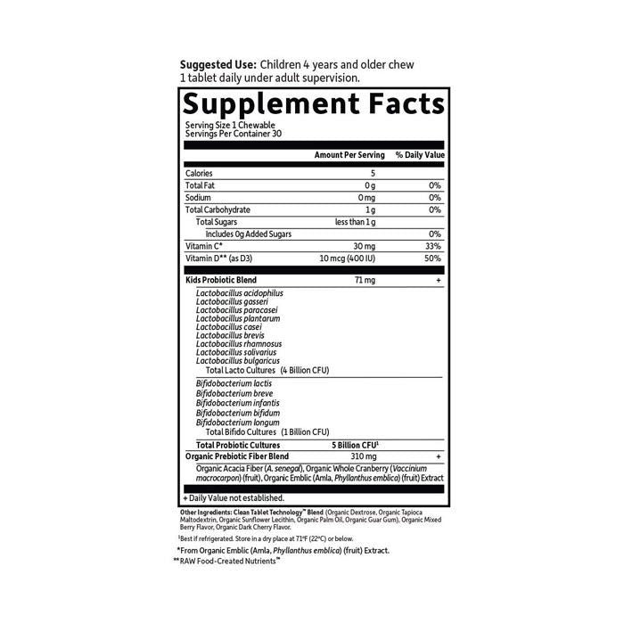 Garden Of Life Dr Formulated Probiotics Organic Kids+ 30 Chewable Garden of Life