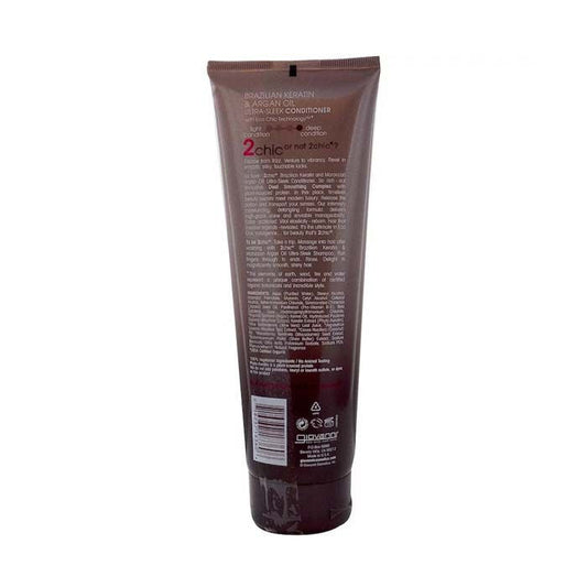 Giovanni 2Chic Keratin & Argan Ultra Sleek Conditioner - 250ml Giovanni