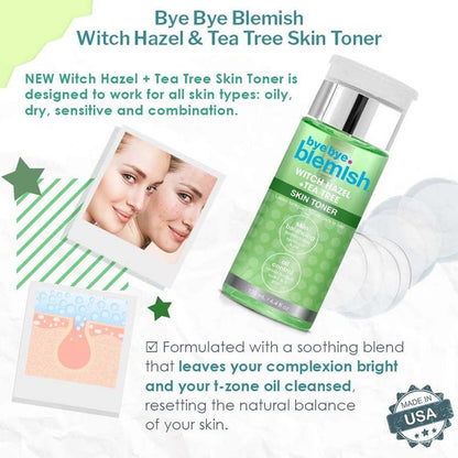 Bye Bye Blemish Witch Hazel + Tea Tree Skin Balancing Toner 130ml
