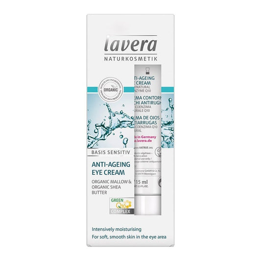 Lavera Basis Sensitiv Anti-Aging Q10 Eye Cream 15 mL