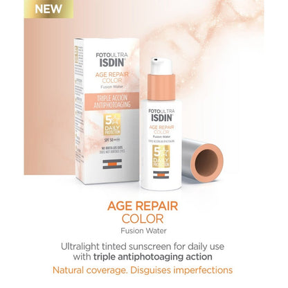 Isdin Foto Ultra Age Repair Color SPF50 Fusion Water 50 mL