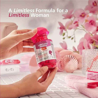 Eva pharma limitless woman max multivitamins & minerals supplement tablets, pack of 30's