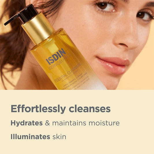 ISDIN Isdinceutics Essential Cleansing Oil Based Facial Cleanser 200ml