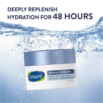 Cetaphil Optimal Hydration Healthy Glow Daily Moisturizing Cream For Dry or Dehydrated Skin 48g