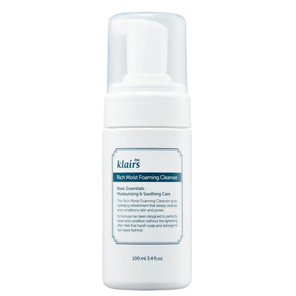 Dear Klairs Rich Moist Moisturizing and Soothing Foaming Facial Cleanser 100ml