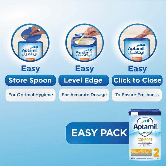Aptamil Comfort Stage 2 Infant Milk Formula For 6 To 12 Months With Colic & Constipation 800g