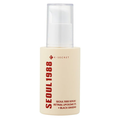K-Secret Seoul 1988 With Retinal Liposome 2% + Black Ginseng Anti Aging Face Serum 30ml
