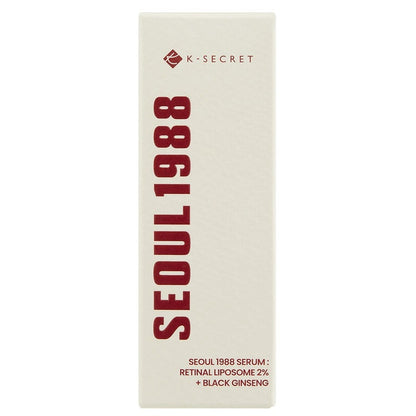 K-Secret Seoul 1988 With Retinal Liposome 2% + Black Ginseng Anti Aging Face Serum 30ml