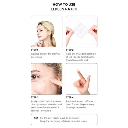 Eldeen Good Bye Dark Spots Microdart Dark Spot Patch, Pack of 6’s