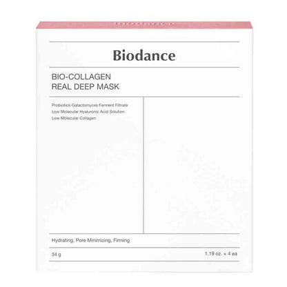 Biodance Bio-Collagen Real Deep Skin Firming Facial Sheet Mask 34g, Pack of 4’s