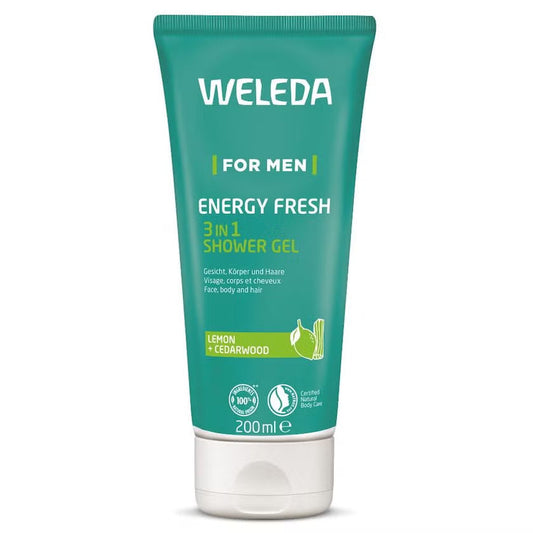 Weleda For Men Energy Fresh 3-in-1 Shower Gel 200ml Weleda
