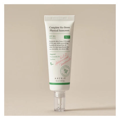 Axis-Y Complete No Stress SPF50+ PA++++ Physical Sunscreen 50ml