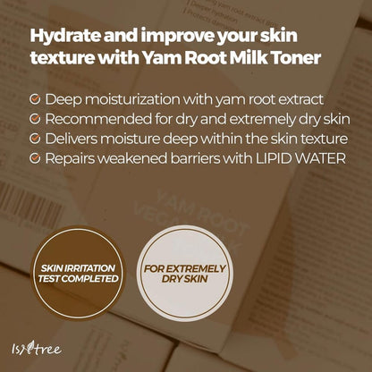 Isntree Yam Root Vegan Milk Toner 200ml