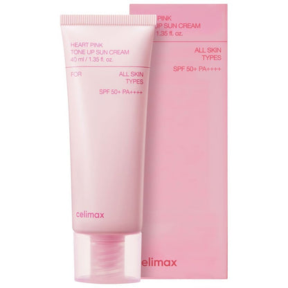 Celimax Heart Pink Tone Up SPF50+ PA++++ Sun Cream 40ml
