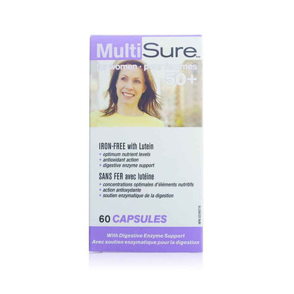 Webber Naturals MultiSure Women 50+ – 60 Vegetarian Capsules