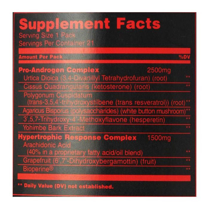 Universal Nutrition Animal Test - 21 Packs Universal Nutrition