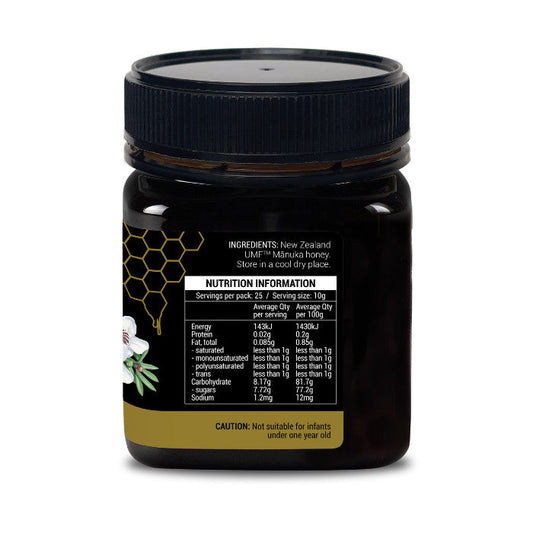 NZ Health UMF 15+ Manuka Honey Immunity Digestion & Healing Support – 250g NZ Health