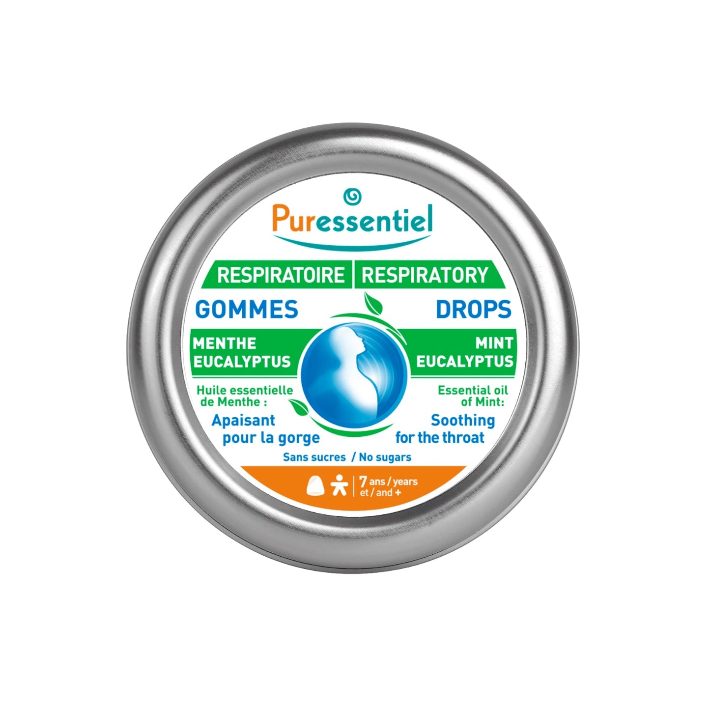 Puressentiel Respiratory Throat Drops Mint & Eucalyptus 20's Puressentiel