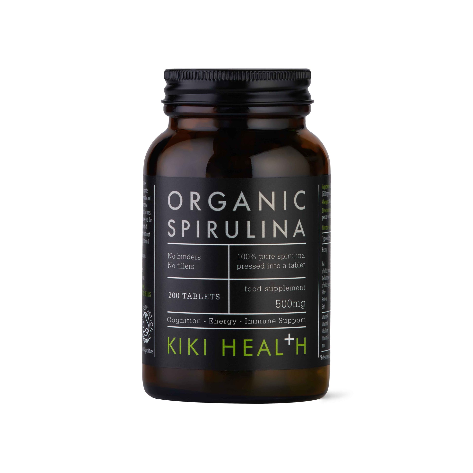KIKI Health Organic Spirulina - 200 Tablets KIKI Health