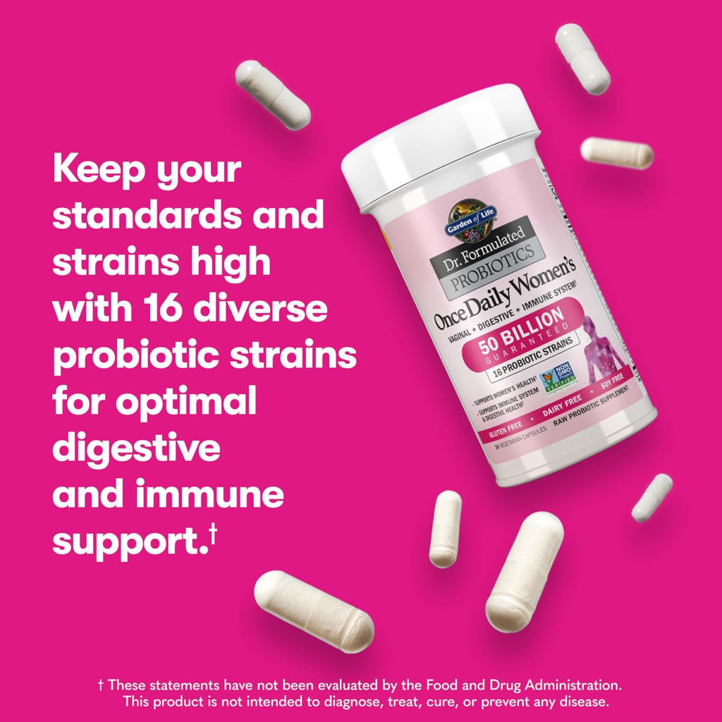 Garden of Life Dr. Formulated Probiotics Once Daily Women 50 Billion - 30 Capsules Garden of Life