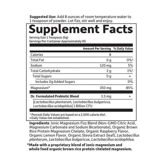 Garden of Life Dr. Formulated Magnesium Raspberry Lemon - 421.5g Garden of Life