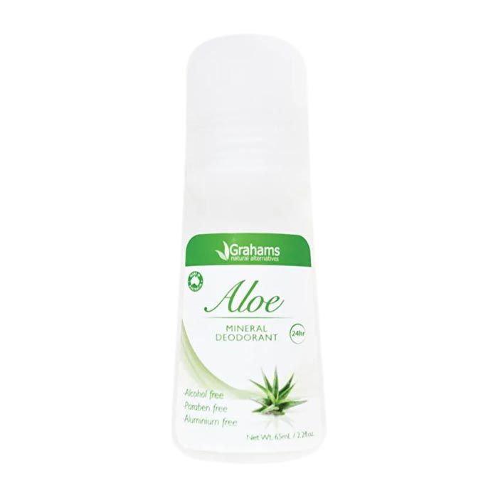 Grahams Natural Mineral Deodorant Aloe - 65ml Grahams